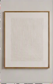 Helles minimalistisches Wandbild